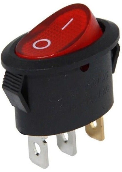 IC-134B Oval Işıklı Soba Anahtarı