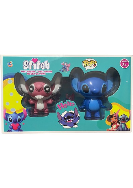 Lilo & Stitch Ikili Figür Oyuncak – 10 cm modelleri