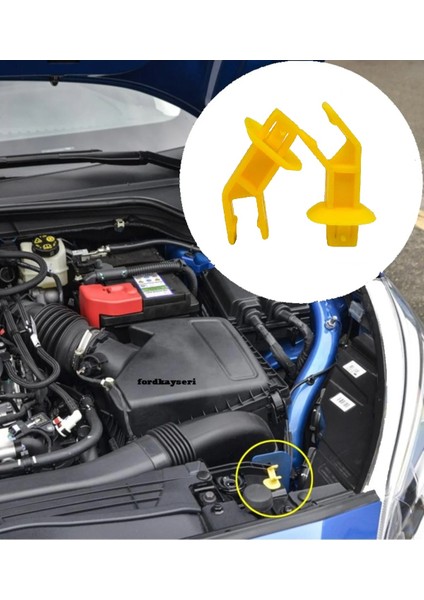 Ford Focus C-Max Uyumlu Kaput Demir Tutucu Klipsi 2012/- AM5116828AB