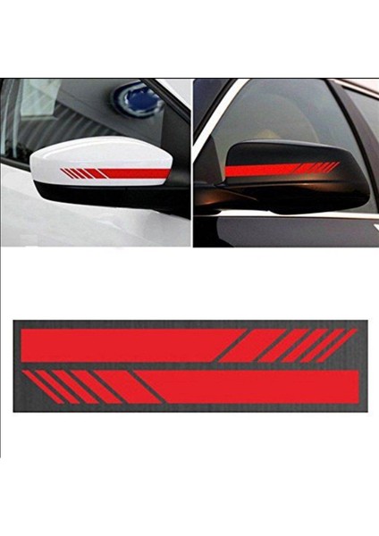 Otomobil Ayna Sticker Etiket Modeli