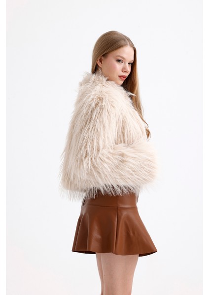 Uzun Tüylü Kürk Ceket modelleri