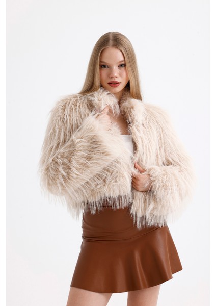 Uzun Tüylü Kürk Ceket indirimleri