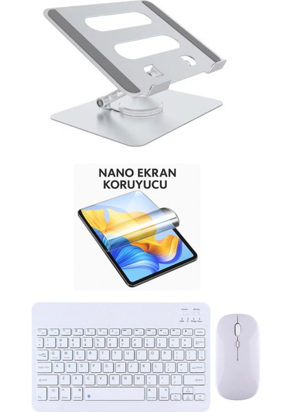 Casper Via L30 Uyumlu Stand Ekran Koruyucu Klavye Mouse Set