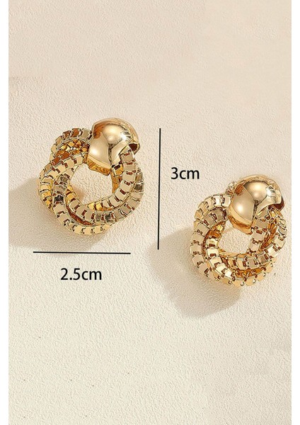 Zincir Halka Altın Kaplama Kadın Küpe fiyatları