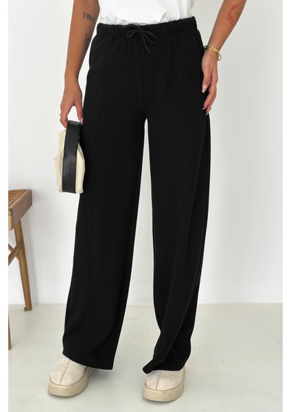 Kadın Kalın Selanik Dokulu Bol Kesim Pantolon – Kışa Özel & Konforlu Stil indirimleri