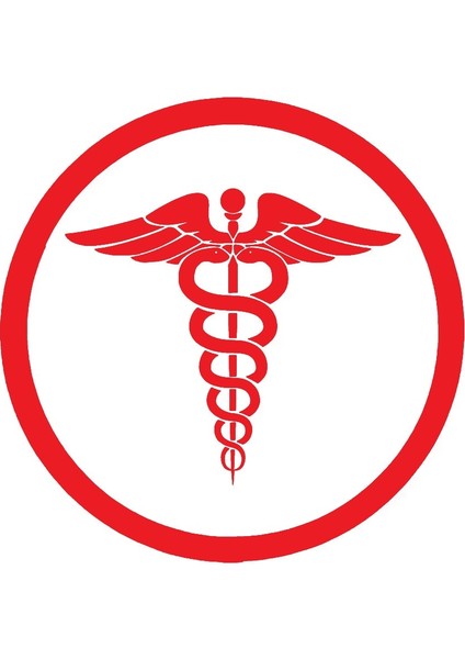 Tıp Logosu Sticker 20 x 20 cm fiyatları