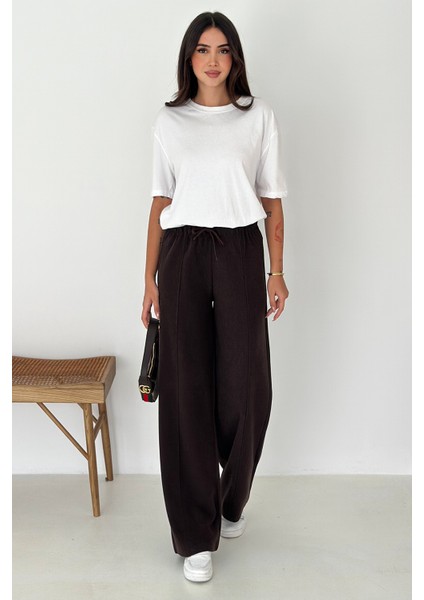 Kadın Kalın Selanik Dokulu Bol Kesim Pantolon – Kışa Özel & Konforlu Stil indirimleri