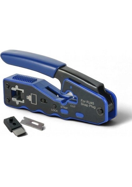 Cat5/cat6/cat7 RJ45 EZ-RJ45 Sıkma Pensesi - Yedek Bıçaklı