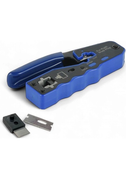 Cat5/cat6/cat7 RJ45 EZ-RJ45 Sıkma Pensesi - Yedek Bıçaklı modelleri