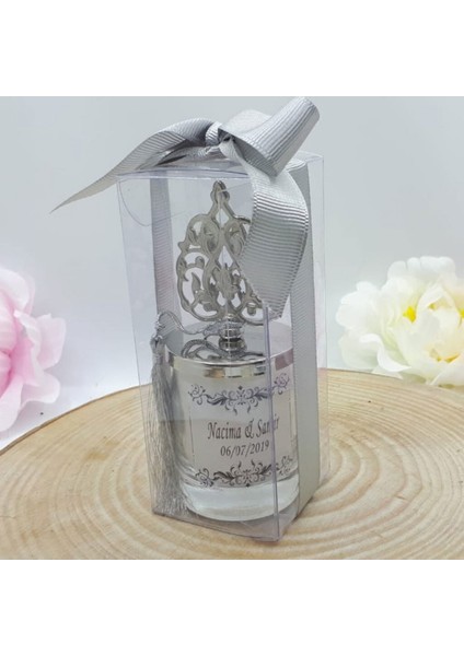 30 Adet Osmanlı Kubbeli Sultan Mumluk Gümüş Şeffaf Etiketli Set