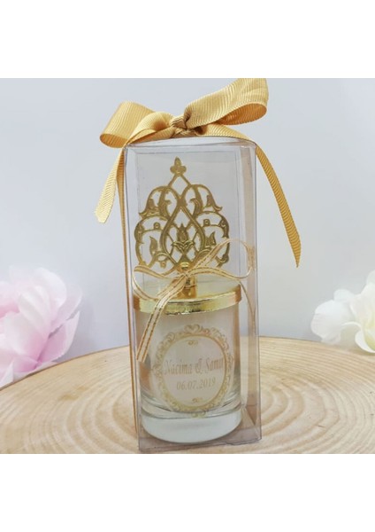 30 Adet Osmanlı Kubbeli Sultan Mumluk, Şeffaf Etiketli, Şık ve Zarif Tasarım