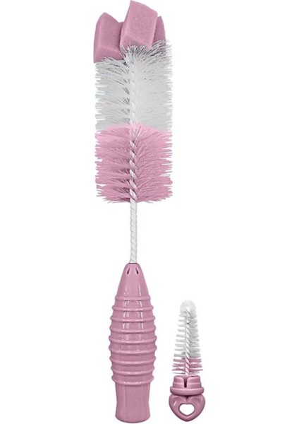 2'li Çok Amaçlı Biberon Fırçası, Renkli ve Pratik Kullanım