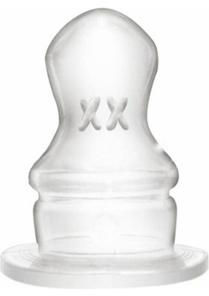 Şeffaf Silikon Bebek Emziği, Damaklı, Güvenli ve Konforlu Kullanım Sağlar.