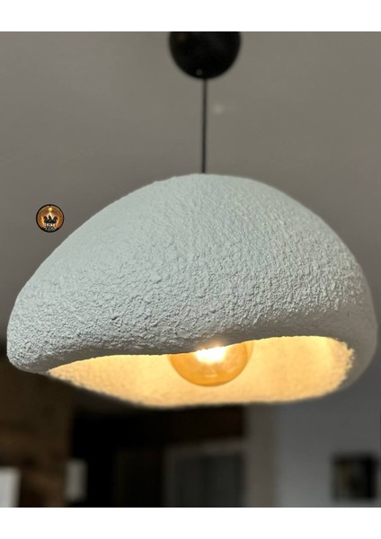 Petra Doğal Taş Efektli Modern Beton Avize Çap: 400MM modelleri