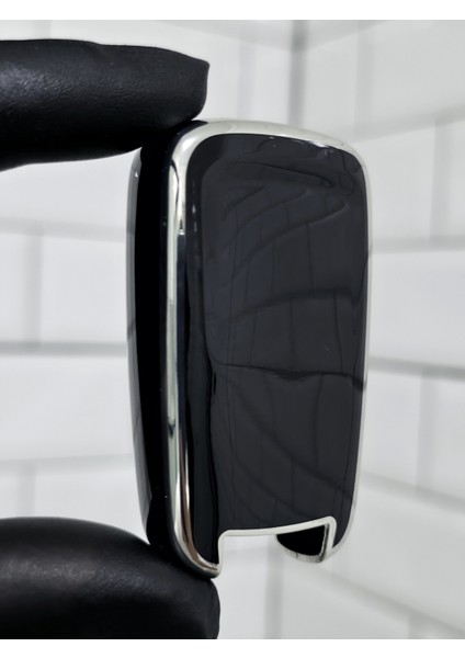 Opel Astra Corsa Insignia Adam Mokka Zafira Sustalı Nano Anahtar Kılıfı Siyah Gümüş fiyatları