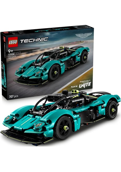 Aston Martin Valkyrie 42208-9 Yaş ve Üzeri Araba Seven Çocuklar Için Araba Modeli Içeren Yaratıcı Oyuncak Araba Yapım Seti, Doğum Günü ve Özel Gün Hediye Fikri (707 Parça)