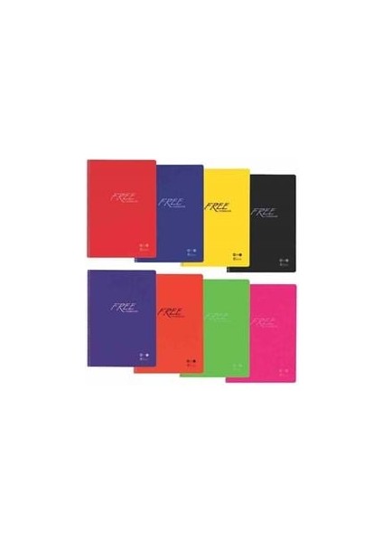 Keskin Color Free A4 Pp Kapak Spiralli Defter Çizgili 60 Yp 320401-99