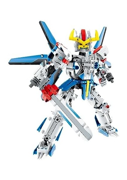 Stem Robot Asker Yapım Seti, 641 Parça Eğitici Bloklar, Beyaz modelleri