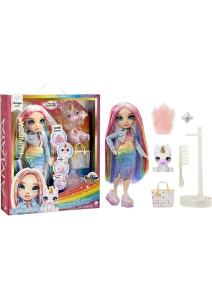 High Mgae Amaya Parlak Slime ve Evcil Hayvan Serisi Bebeği