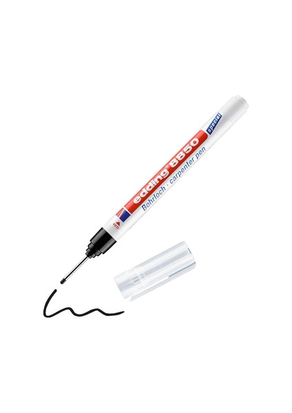 Edding E-8850 Montaj Işaretleme Kalemi Siyah ( Tekli Blister)