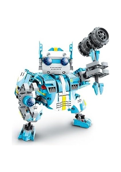 Stem Savaşçı Robot Yapım Seti, Çekiçli, 502 Parça Eğitici Bloklar modelleri