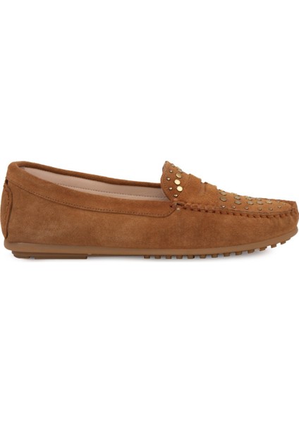 Kadın Hakiki Süet Loafer 700916