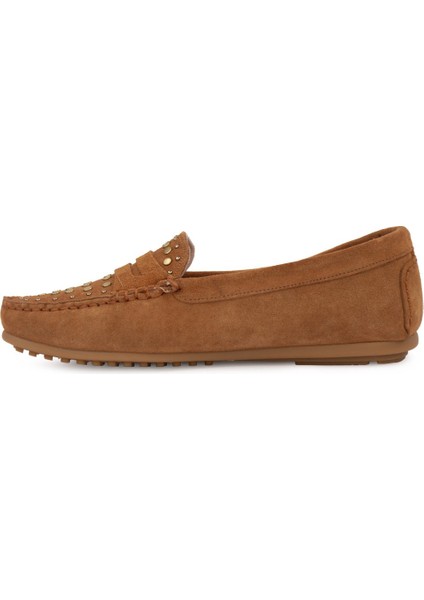 Kadın Hakiki Süet Loafer 700916 modelleri