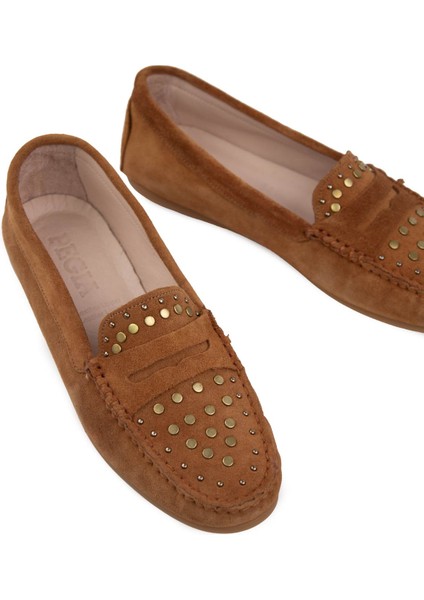 Kadın Hakiki Süet Loafer 700916 indirimleri