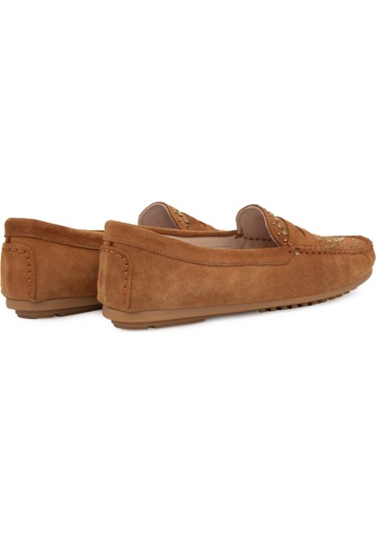 Kadın Hakiki Süet Loafer 700916