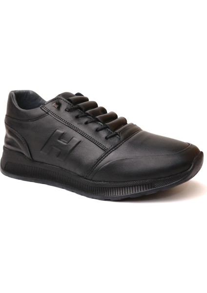 Siyah Greyybull Shoes Deri Erkek Spor modelleri