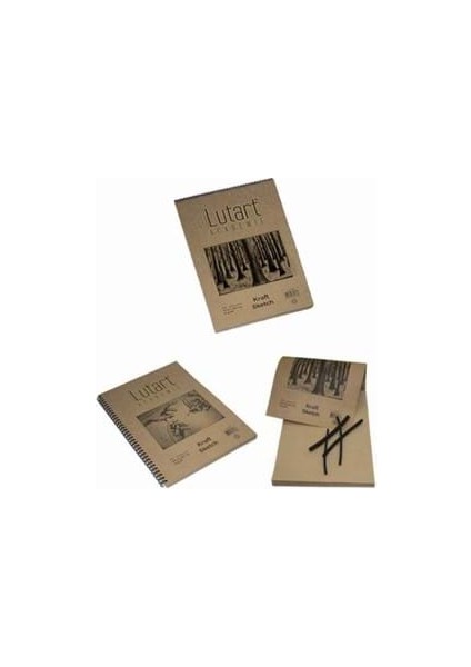 Lutart A4 Çizim Bloğu Kraft 50 Yp 70 gr Ska4