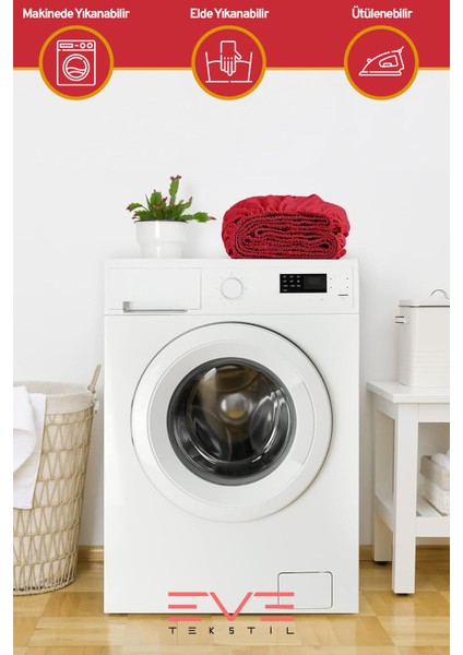 Ranforce Çarşaflı Yastık Ve Yorgan Kılıflı Çift Kişilik Nevresim Takımı 200x220 Cm