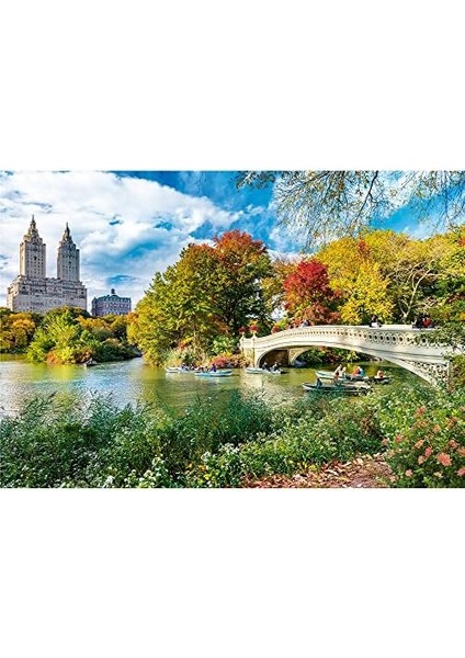 26194 1500 Parça Ağır Kart Stoğu Organik Eco Abd Yetişkinler ve Çocuklar Için Seyahat Eğlencesi 12+ Uft Puzzle Wanderlust: Charming Central Park, New York fiyatları