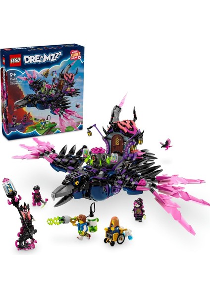 Never Cadısı Nın Gece Yarısı Kuzgunu 71478 - 9 Yaş ve Üzeri Için Fantastik Yaratık Figürleri Içeren Yaratıcı Oyuncak Yapım Seti (1203 Parça)