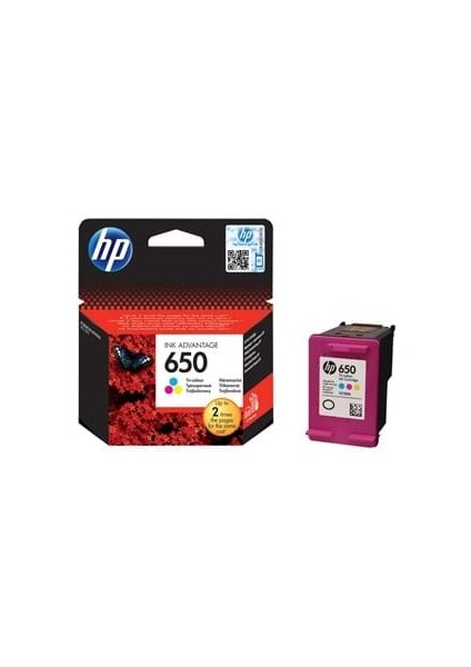 Hp 650 Ink Jet 3 Renkli Orijinal Kartuş CZ102AE-2515