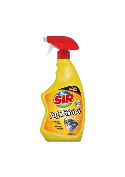 Sır 750 ml Yağ Sökücü Limon Kokulu