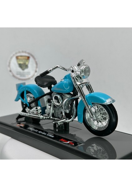 Harley Davidson 1953 Fl Hydra Glide 1:18 Diecast Maket Motor – Metal Model