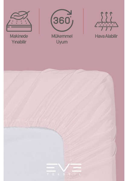 Fitted Yüksek Penye Kumaş Tek Kişilik Lastikli Çarşaf