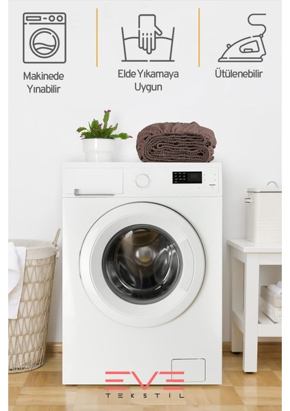 Fitted Yüksek Penye Kumaş Tek Kişilik Lastikli Çarşaf