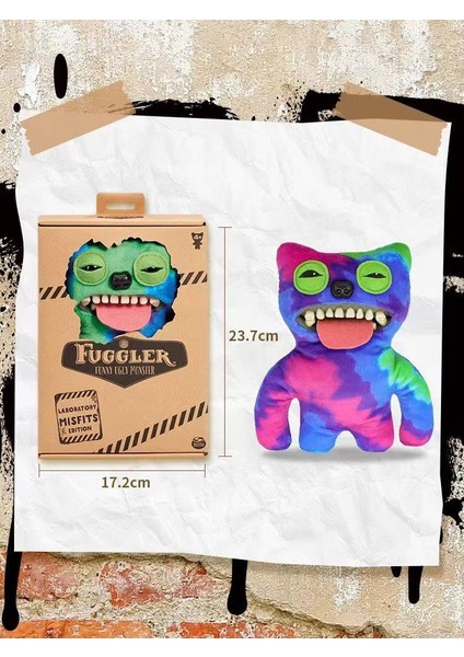 Laboratory Misfits Dişli Sevimli Peluş Oyuncak 23 cm Eğlenceli Koleksiyonluk Oyun Arkadaşı Sir Belch fırsatları