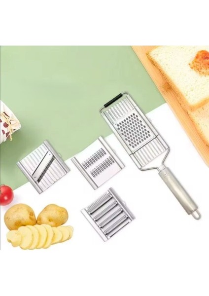 Paslanmaz Çelik 4'lü Set El Rendesi