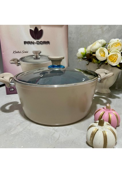 Pan-Dora Swiss Crystal 28CM Derin Tencere