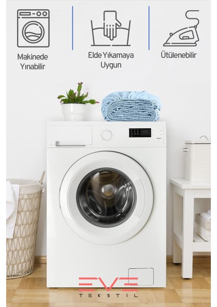 Fitted Penye Kumaş Çift Kişilik Lastikli Çarşaf