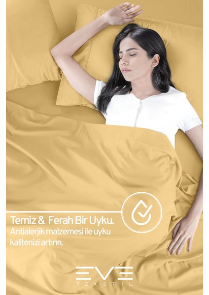 Fitted Penye Kumaş Çift Kişilik Lastikli Çarşaf