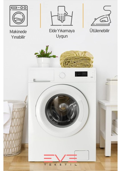 Fitted Penye Kumaş Çift Kişilik Lastikli Çarşaf