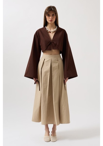 Bağlama Detay Uzun Kol Bluz fiyatları