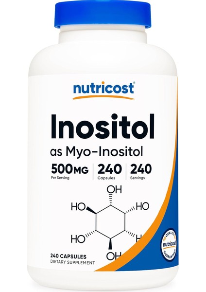 cost Myo Inositol 500MG 240 Caps