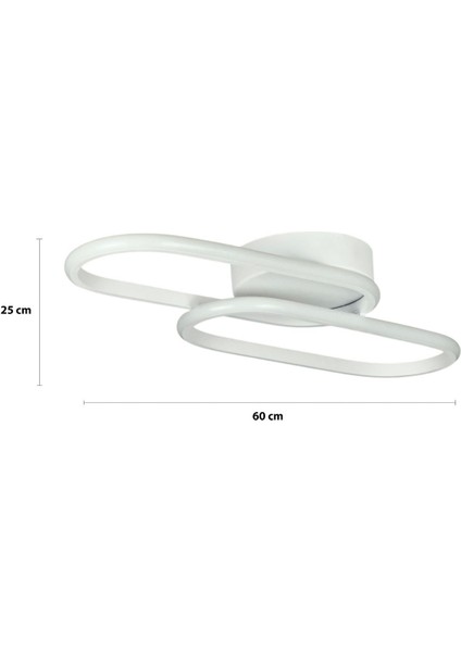 Zzez Beyaz Renk Modern Tasarım Beyaz Ledli Cafe - Mutfak - Salon 2 Li LED Avize fiyatları