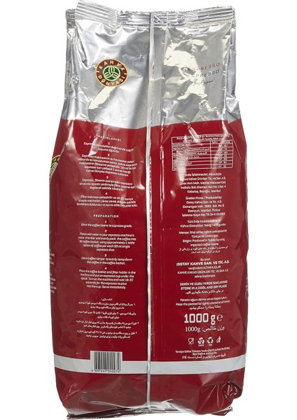 Kahve Dünyası Espresso Çekirdek Kahve 1 kg | Yoğun Aromalı & Taze Kavrulmuş | Barista Kalitesi modelleri
