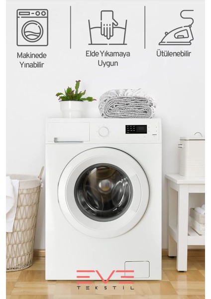 Doğal Pamuk Tek Kişilik Rainforce Kumaş Lastikli Çarşaf ve Yastık Kılıf Set